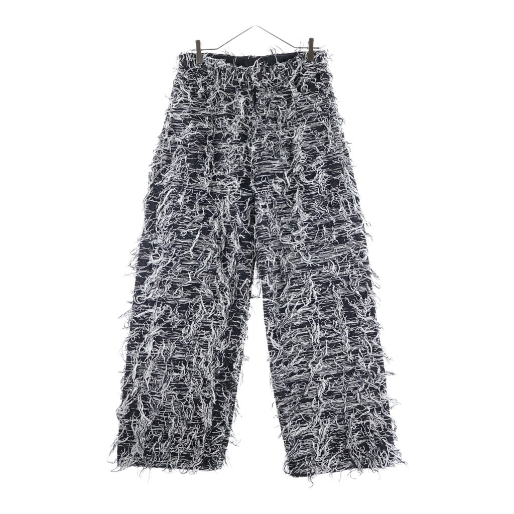 TAAKK(ターク) 26AW SHAGGY DENIM PANTS TA26AW-PT038 加工 ワイドデニムパンツ ブラック