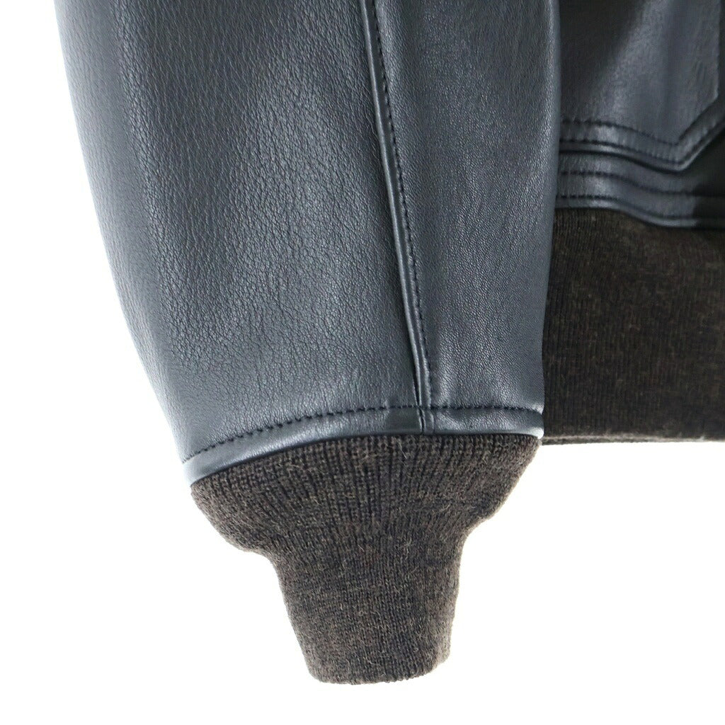 Y'2 LEATHER(ワイツーレザー) SHEEP SKIN Type A-1 シープスキンジャケット レザージャケット カーキ