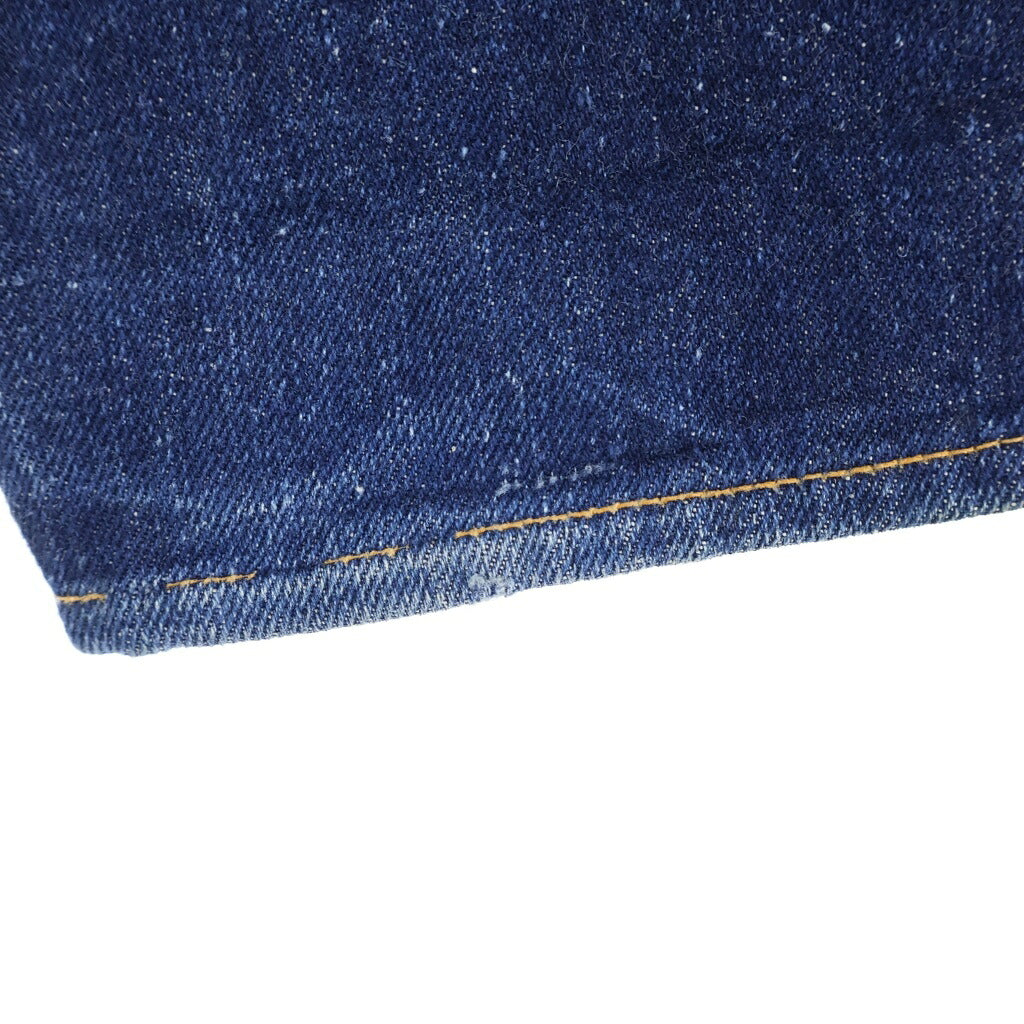 Levi's(リーバイス) VINTAGE 50s 501XX レザーパッチ 残り 両面 大文字リベット センターフープ フラット隠しリベット デニムパンツ インディゴ