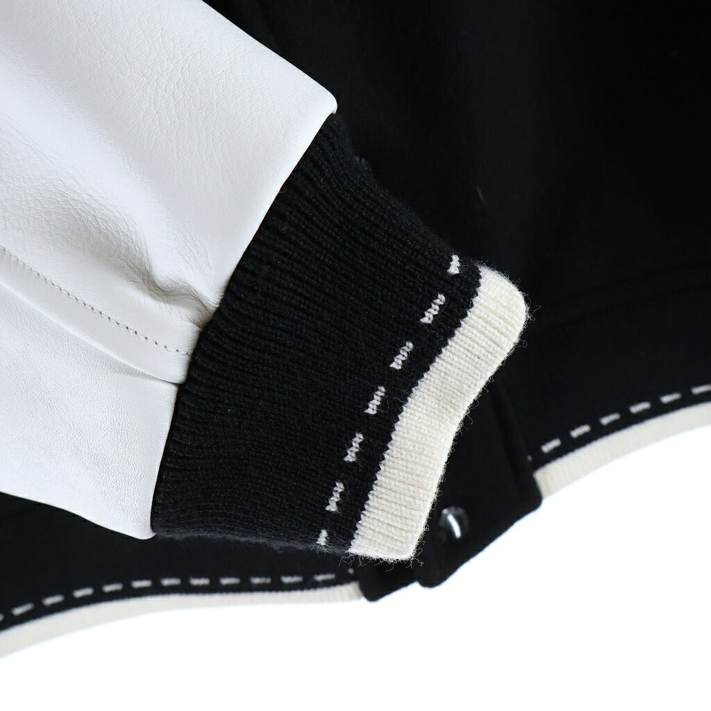 RATS(ラッツ) 25AW VARSITY JKT バーシティジャケット 25RJ-1107 ブラック/ホワイト