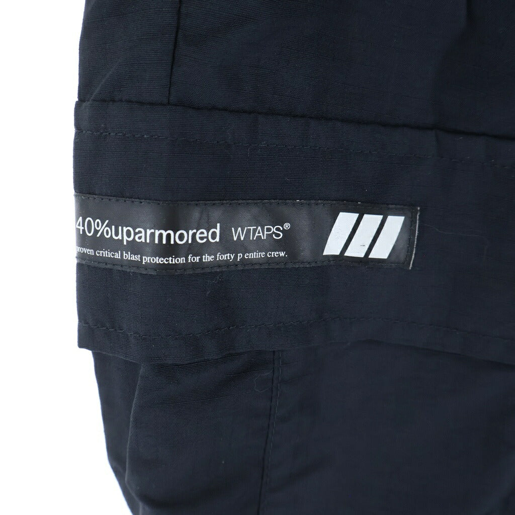 WTAPS(ダブルタップス) 23AW TROUSERS NYLON RIPSTOP トラウザーズ ナイロンカーゴパンツ ブラック 232BRDT-PTM03