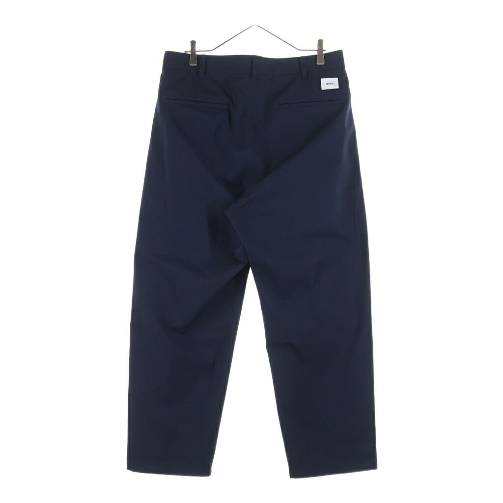 WTAPS(ダブルタップス) 26SS TROUSERS トラウザーズ ツータックパンツ ネイビー 261TQDT-PTM05
