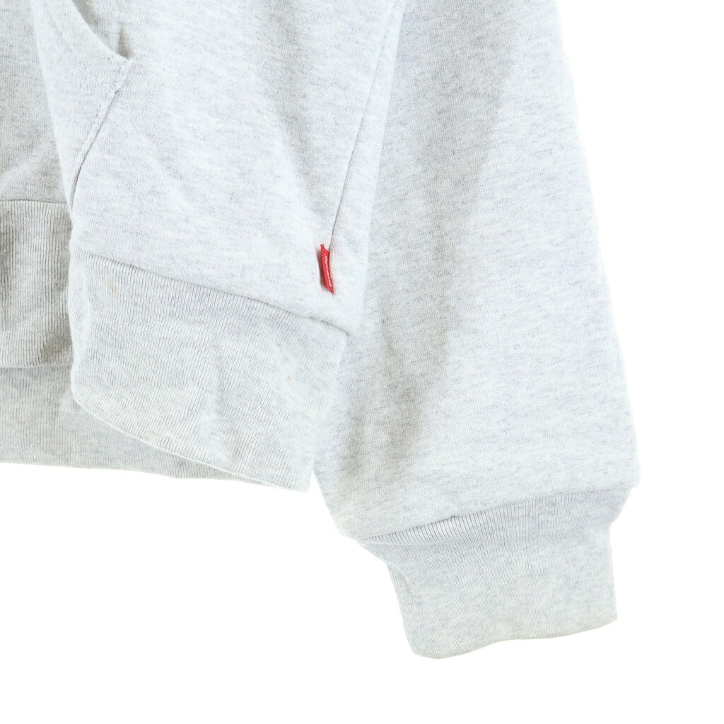 SUPREME(シュプリーム) 18AW Thermal Zip Up Sweatshirt 裏地サーマル フードロゴ ジップアップパーカー グレー