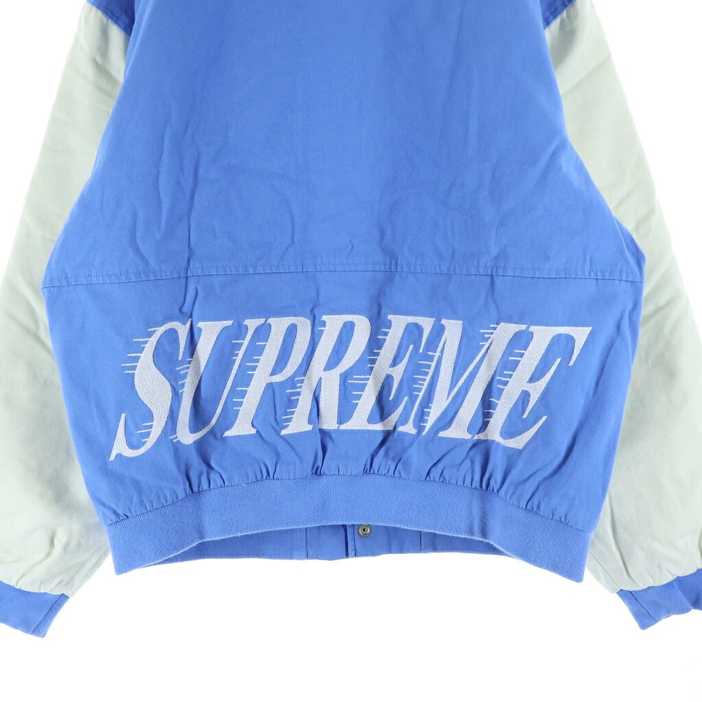SUPREME(シュプリーム) 20SS Twill Varsity Jacket ツイル バックロゴ バーシティジャケット ブルー