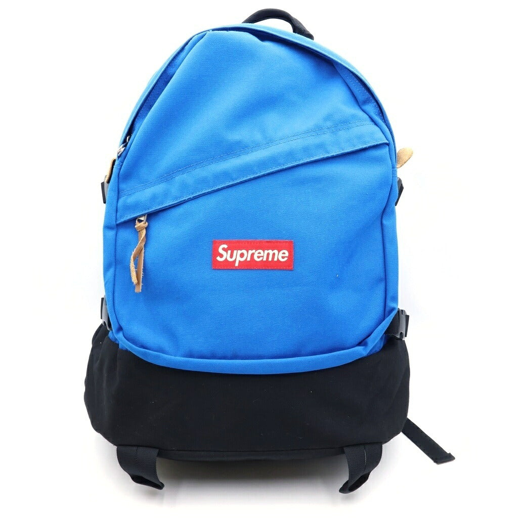 SUPREME(シュプリーム) 09SS ×Sunbrella Back Pack ボックスロゴ リュック ブルー