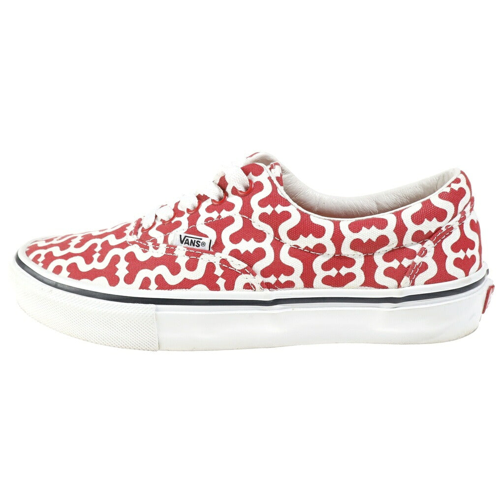 SUPREME(シュプリーム) 21SS ×VANS Monogram S Logo Skate Era モノグラム スケートエラ VN0A5KRV5XS ローカットスニーカー US8.5/26.5cm レッド