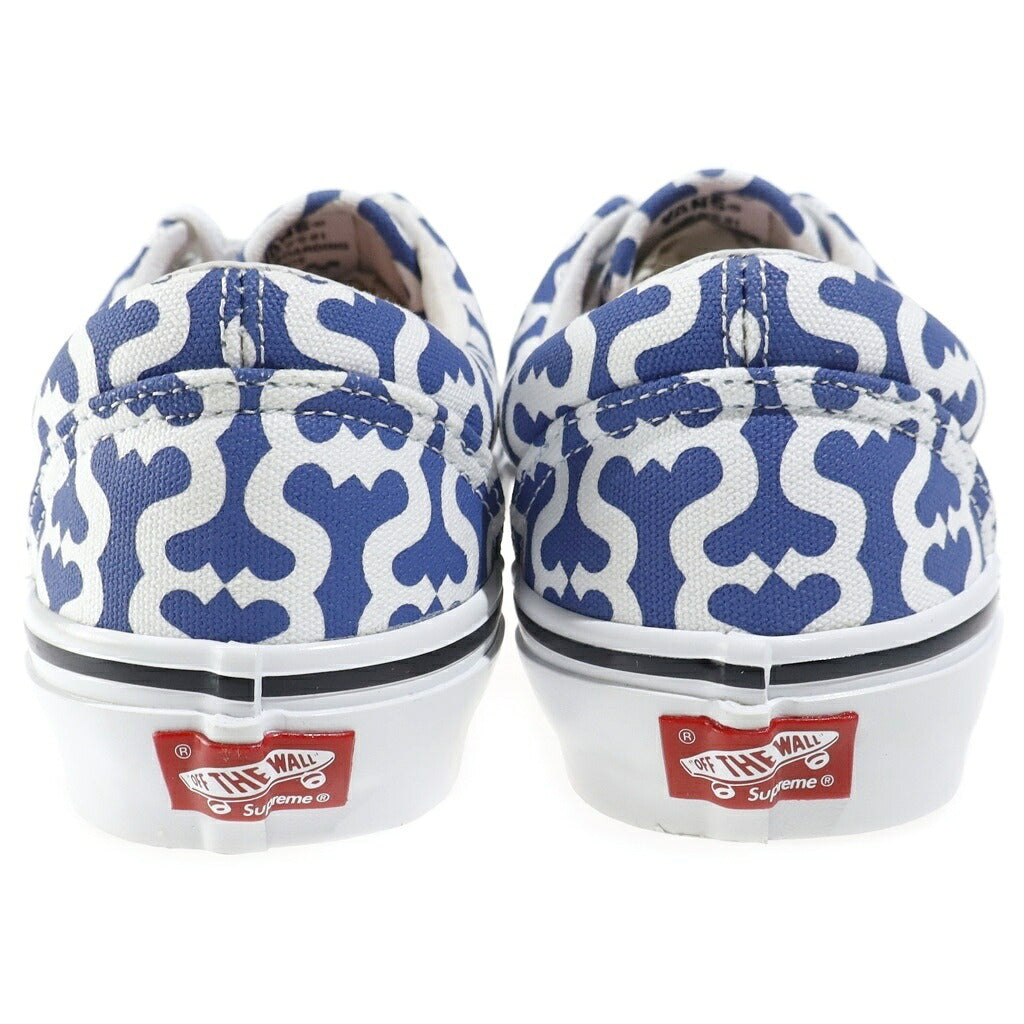 SUPREME(シュプリーム) 21SS ×VANS Monogram S Logo Skate ERA モノグラム スケートエラ VN0A5KRV5YE ローカットスニーカー US8/26cm ブルー