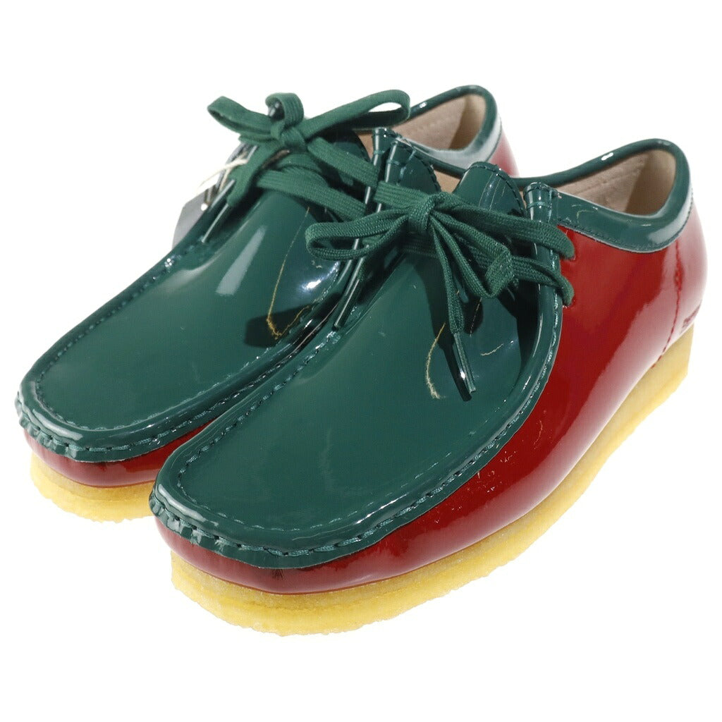 SUPREME(シュプリーム) 24SS ×Clarks Patent Leather Wallabee Multicolor パテントレザー ワラビー モカシンシューズ マルチカラー