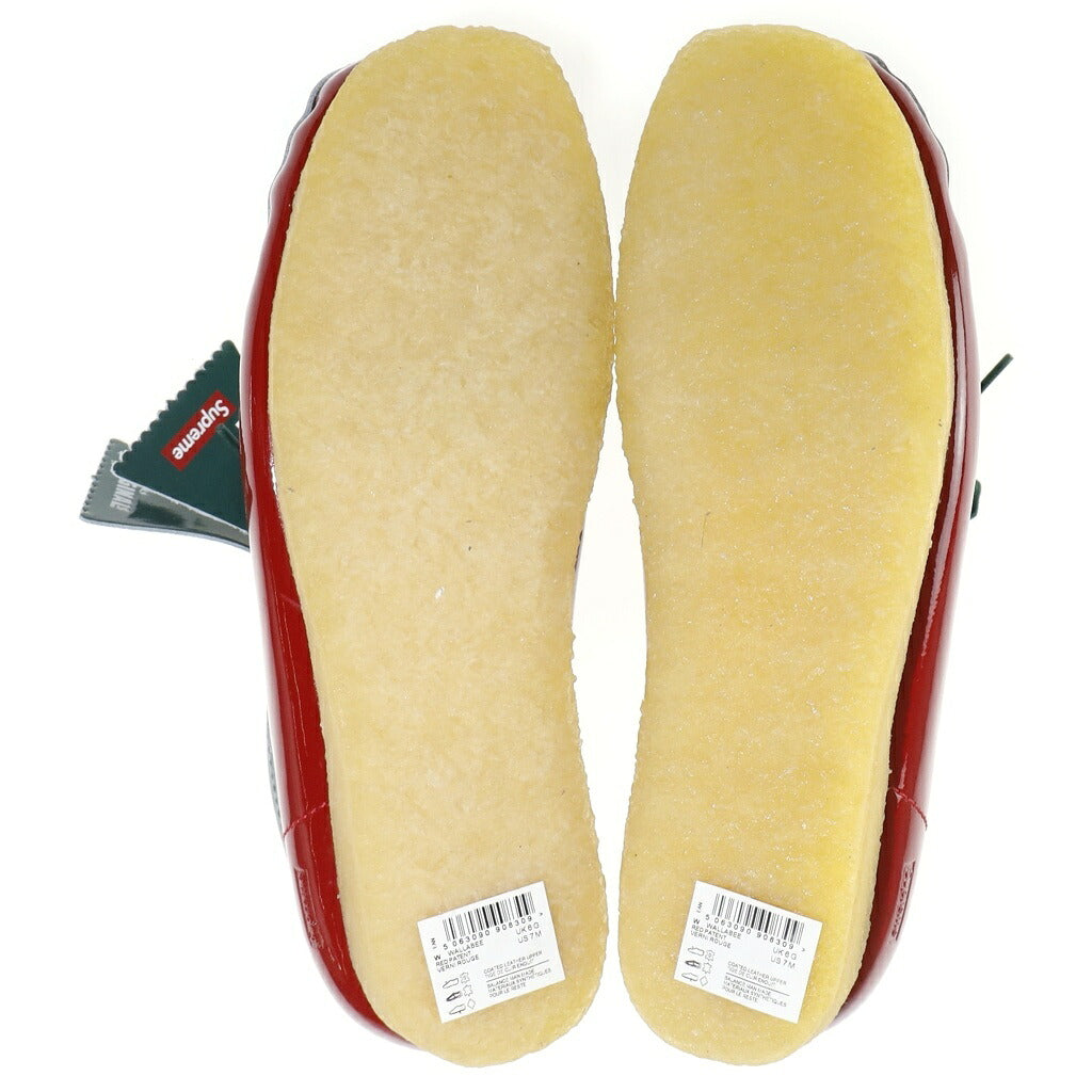 SUPREME(シュプリーム) 24SS ×Clarks Patent Leather Wallabee Multicolor パテントレザー ワラビー モカシンシューズ マルチカラー