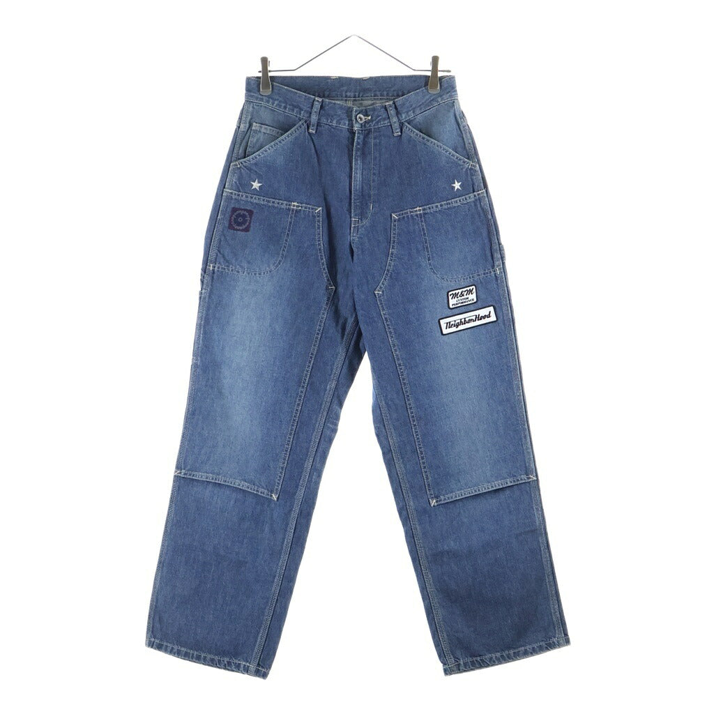 NEIGHBORHOOD(ネイバーフッド) 26SS ×M&M WASHED DENIM PAINTER PANTS 262AQMMN-PTM01 ワイドデニム インディゴ