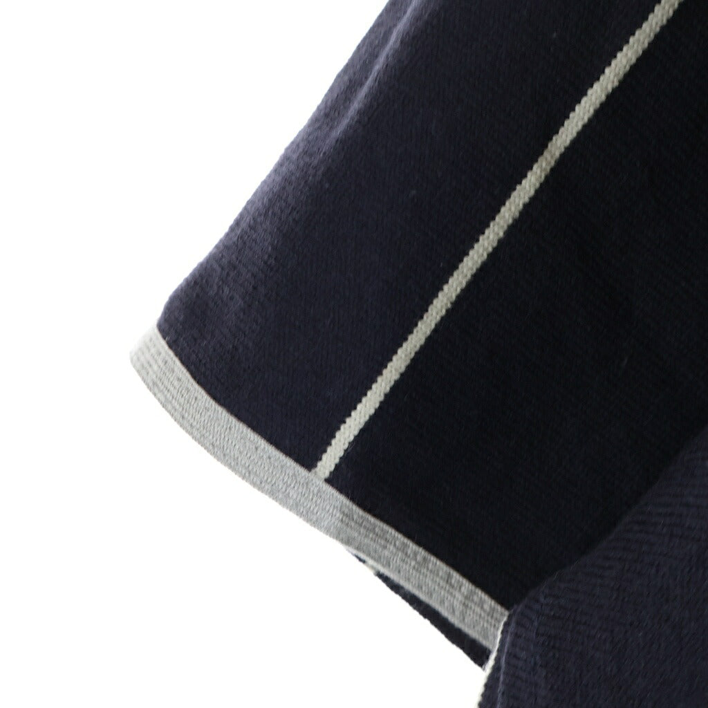 WTAPS(ダブルタップス) 25SS LEAGUE/SS/COTTON 251ATDT-CSM26 ベースボールシャツ ストライプ ネイビー