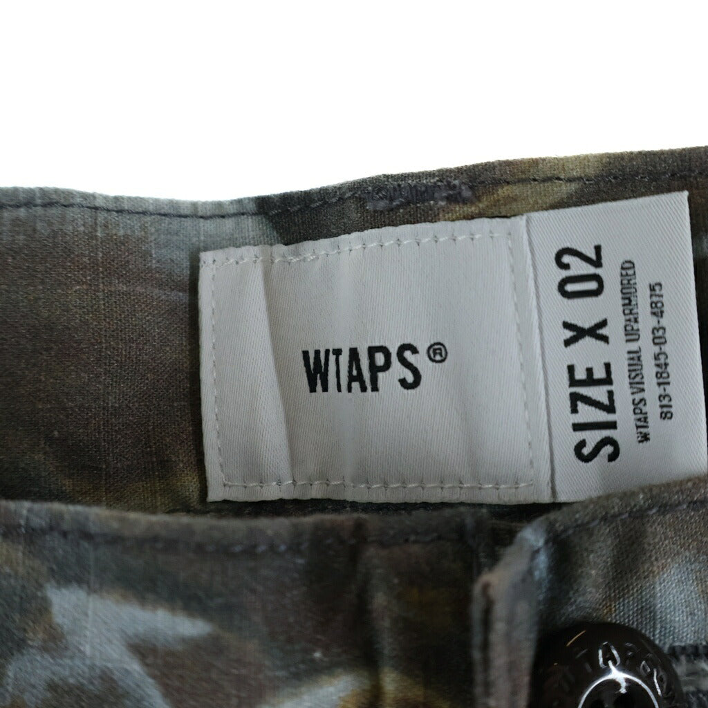 WTAPS(ダブルタップス) 24SS MILT9602/Trousers/Cotton. Ripstop. Camo. Identity Wed Camo リップストップ ウェドカモ カーゴパンツ カーキ