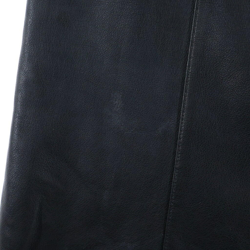 LAST NEST(ラスト ネスト) Baggy Leather Cargo Pants バギーレザー カーゴパンツ ブラック