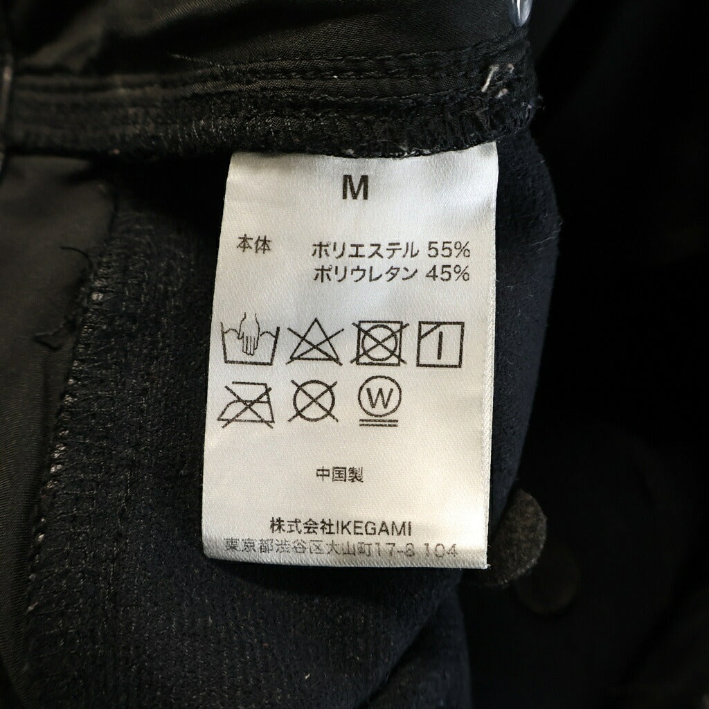 LAST NEST(ラスト ネスト) Baggy Leather Cargo Pants バギーレザー カーゴパンツ ブラック