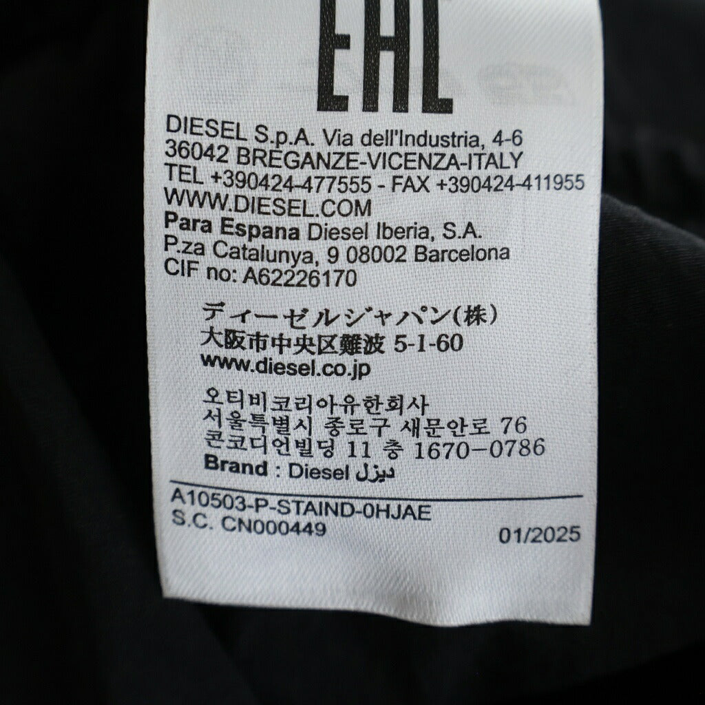DIESEL(ディーゼル) 23AW P-Staind ナイロンカーゴパンツ ブラック A10503