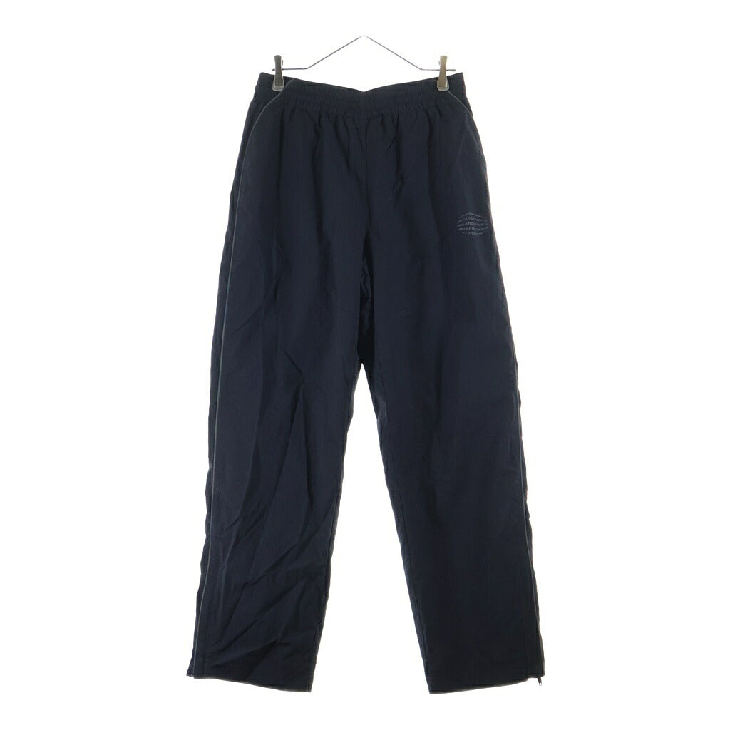 ALEXANDER WANG(アレキサンダーワン) 23SS ロゴプリント ナイロン トラックパンツ ブラック UWC1234064