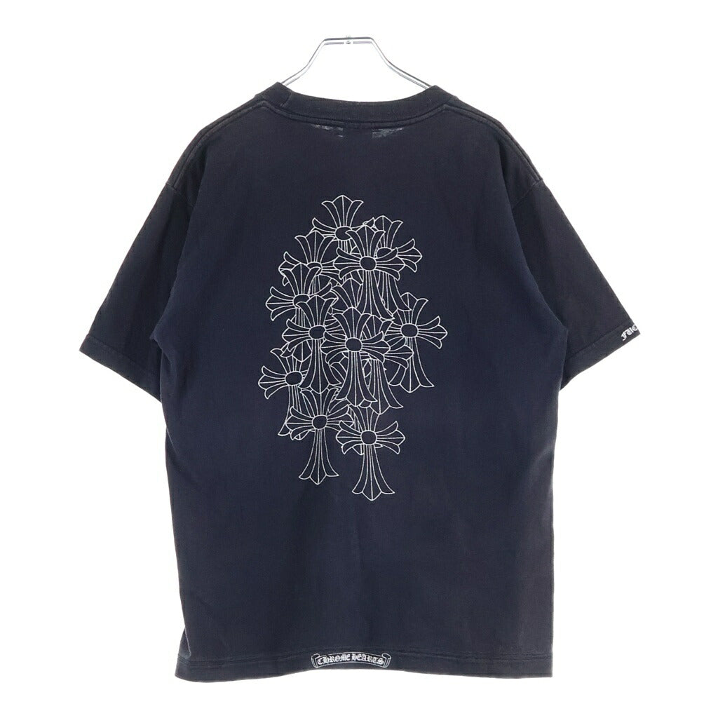 CHROME HEARTS(クロムハーツ) OLD オールド バックセメタリークロスプリント 半袖Tシャツカットソー ブラック