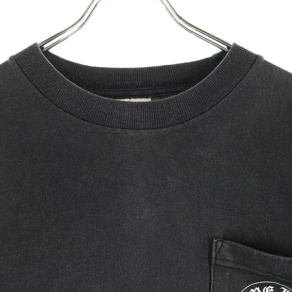 CHROME HEARTS(クロムハーツ) OLD オールド バックセメタリークロスプリント 半袖Tシャツカットソー ブラック