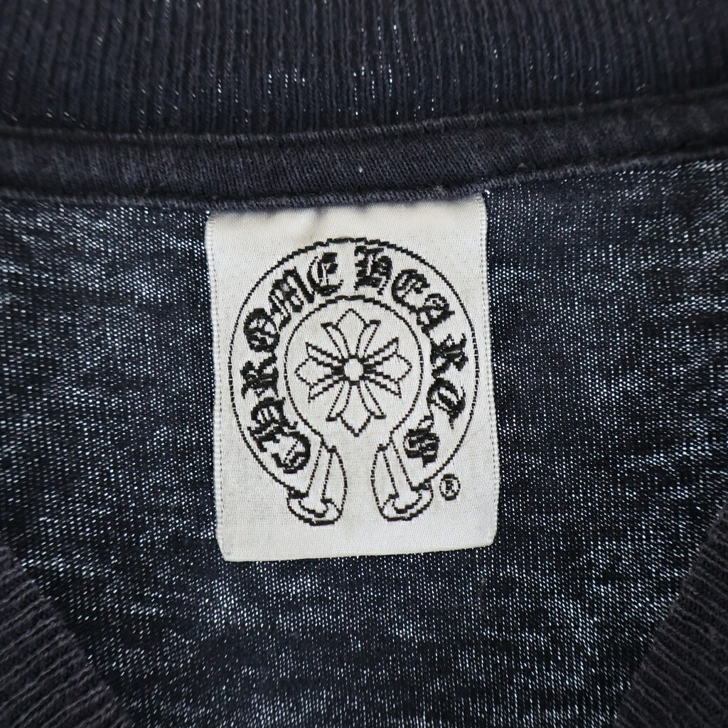 CHROME HEARTS(クロムハーツ) OLD オールド バックセメタリークロスプリント 半袖Tシャツカットソー ブラック