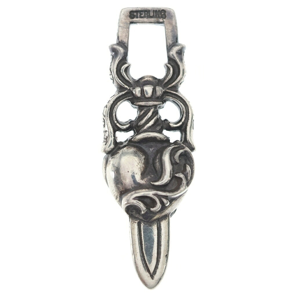 CHROME HEARTS(クロムハーツ) DAGGER HEART ダガーハート ペンダントトップ シルバー BCA243