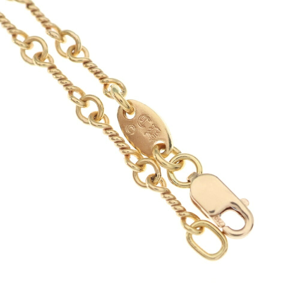 CHROME HEARTS(クロムハーツ) 22K NECKCHAIN T24 ツイストチェーンネックレス 24inch ゴールド