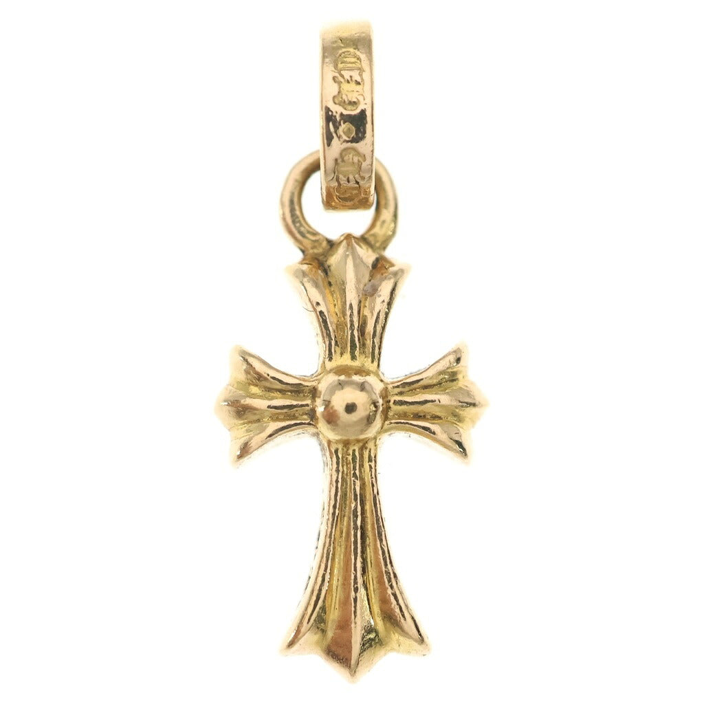 CHROME HEARTS(クロムハーツ) 22K CRS BBYFAT P/DIA ベイビーファットクロス PAVEダイヤ ペンダントトップ ゴールド BCA035