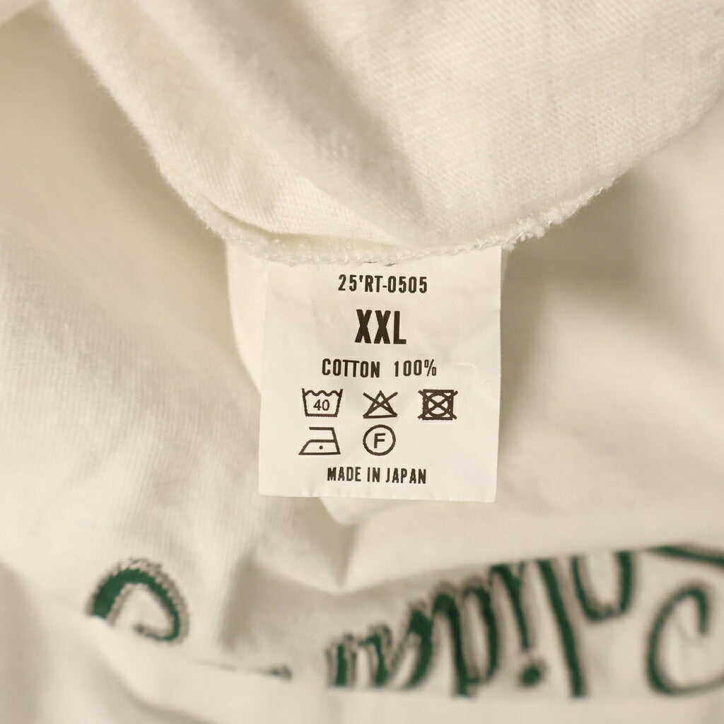 RATS(ラッツ) 25SS CHAIN LOCK TEE チェーンロック クルーネック半袖Tシャツ ホワイト 25RT-0505