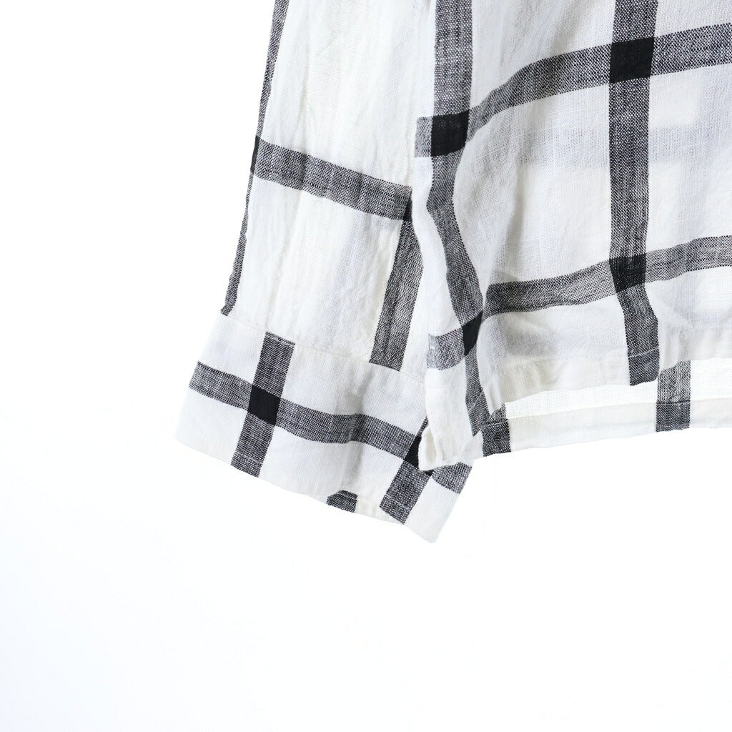 RATS(ラッツ) 25SS WIND PEN CHECK SHIRT ウィンドペンチェック長袖シャツ 25RS-0408 ホワイト/ブラック