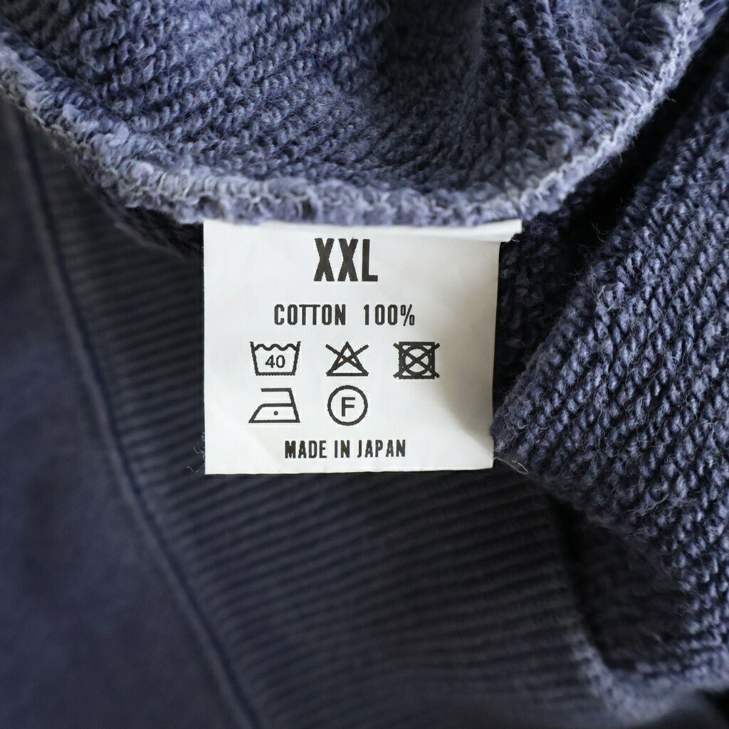 RATS(ラッツ) 25SS PIGMENT DYED CREW NECK SWEAT ピグメントダイ加工クルーネックスウェット 25RTC-0203 ネイビー
