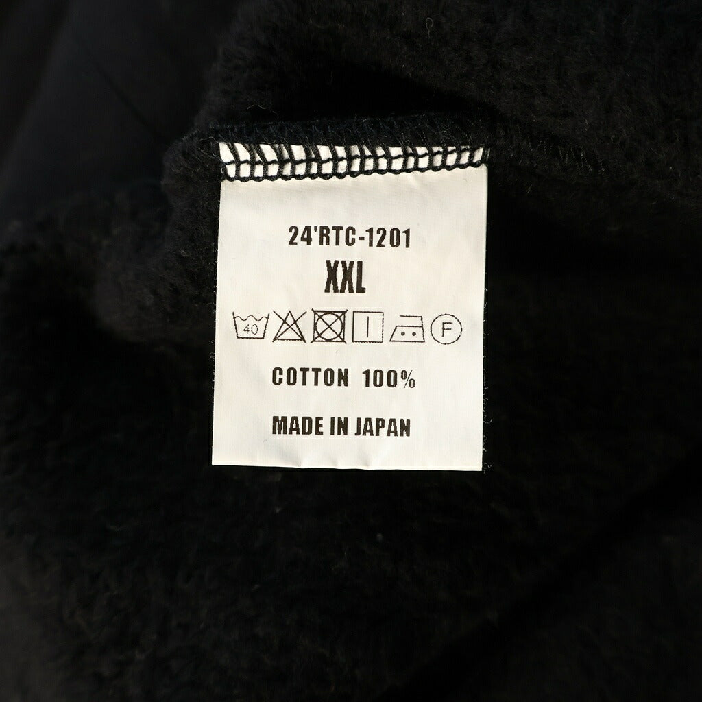 RATS(ラッツ) 24AW STAND COLLAR SWEAT スタンドカラースウェット 24RTC-1201 ブラック