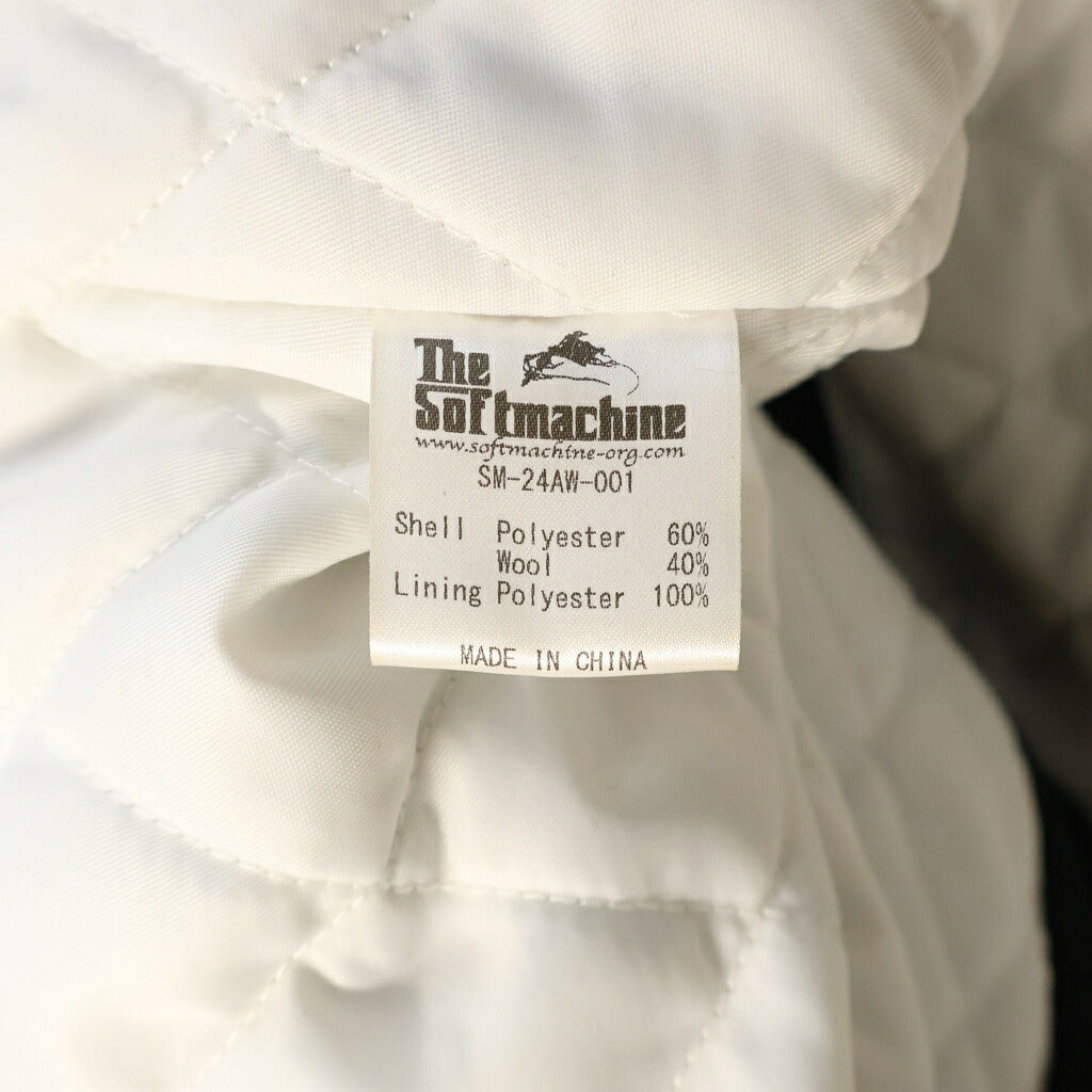 SOFT MACHINE(ソフトマシーン) 24AW FEAR COAT ファラオコート SM-24AW-001 ブラック