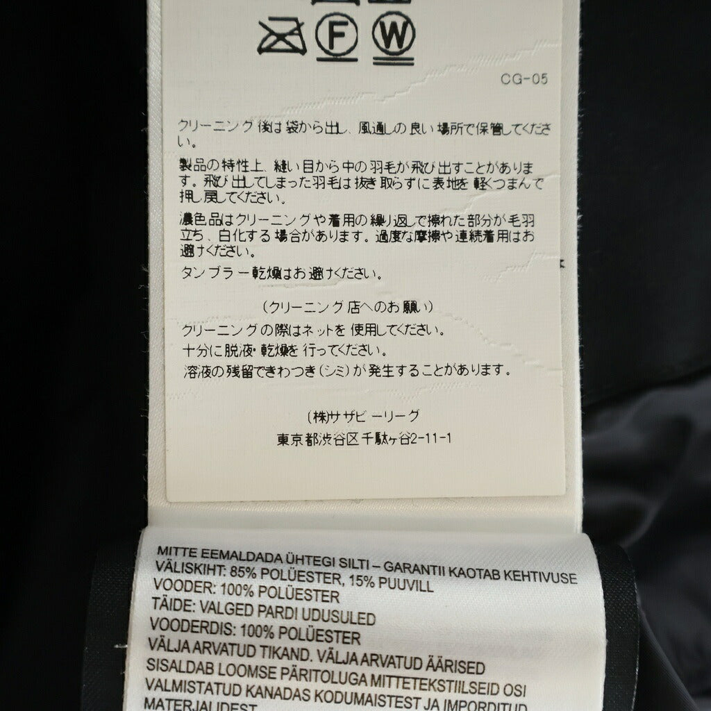 CANADA GOOSE(カナダグース) Webster Parka ウェブスター パーカー キルティングダウンジャケット ロンハーマン別注 2092M ブラック