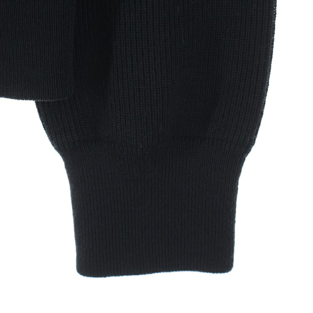 MONCLER(モンクレール) Nylon knit zip hoodie ナイロンニット ジップパーカー B20919404300 97551 ブラック