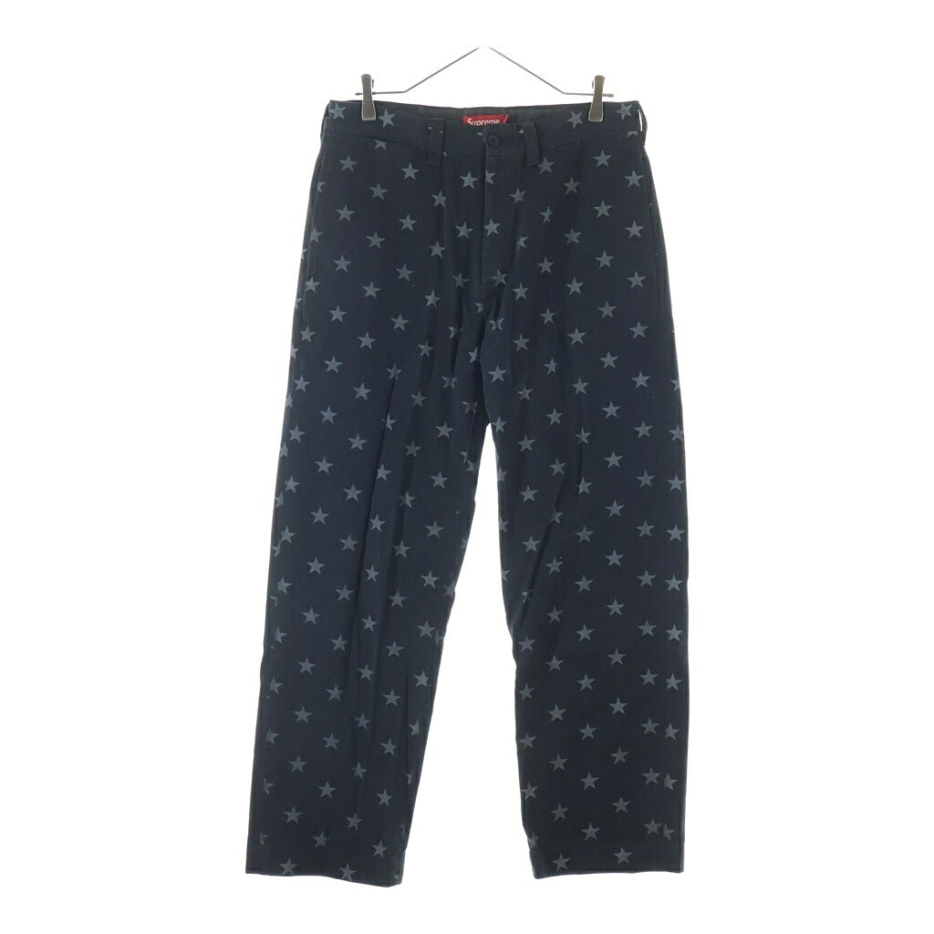 SUPREME(シュプリーム) 20SS Chino Pant Black Star チノ ストレートパンツ ブラック