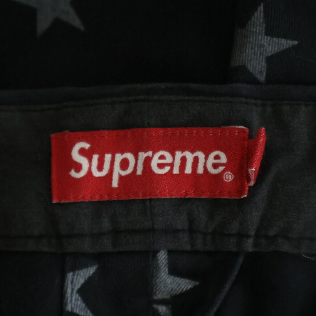 SUPREME(シュプリーム) 20SS Chino Pant Black Star チノ ストレートパンツ ブラック