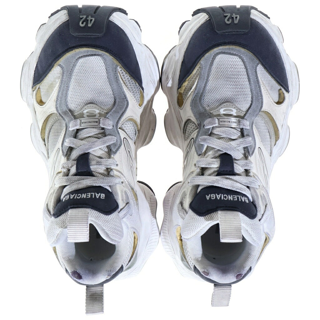 BALENCIAGA(バレンシアガ) 24SS CARGO カーゴ ヴィンテージ加工 ローカットスニーカー ホワイト/グレー 785754