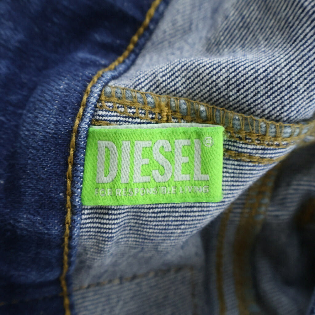 DIESEL(ディーゼル) Slandy ハイウエスト パネル スキニージーンズ デニムパンツ A0256309B10 インディゴ レディース