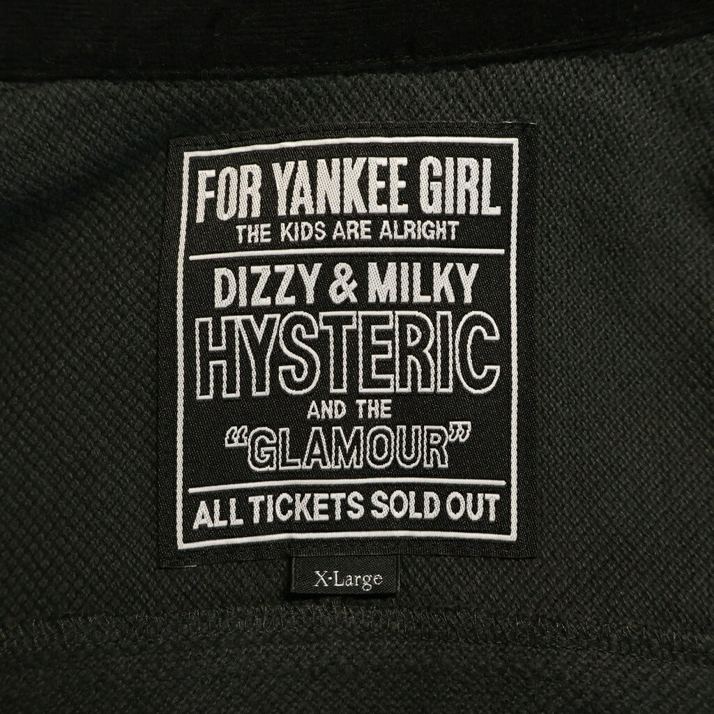 HYSTERIC GLAMOUR(ヒステリックグラマー) 25SS AUTHENTIC WORK JACKET オーセンティック ワークジャケット ブラック 02251CJ02
