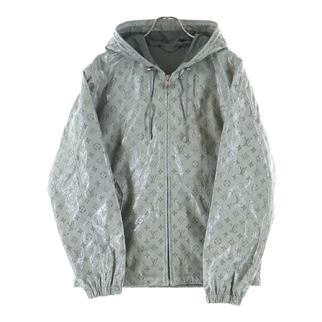 LOUIS VUITTON(ルイヴィトン) 26AW モノグラム ヴィンテージヴェルニ ウインドブレーカージャケット グレー RM262M C9G HLV87E