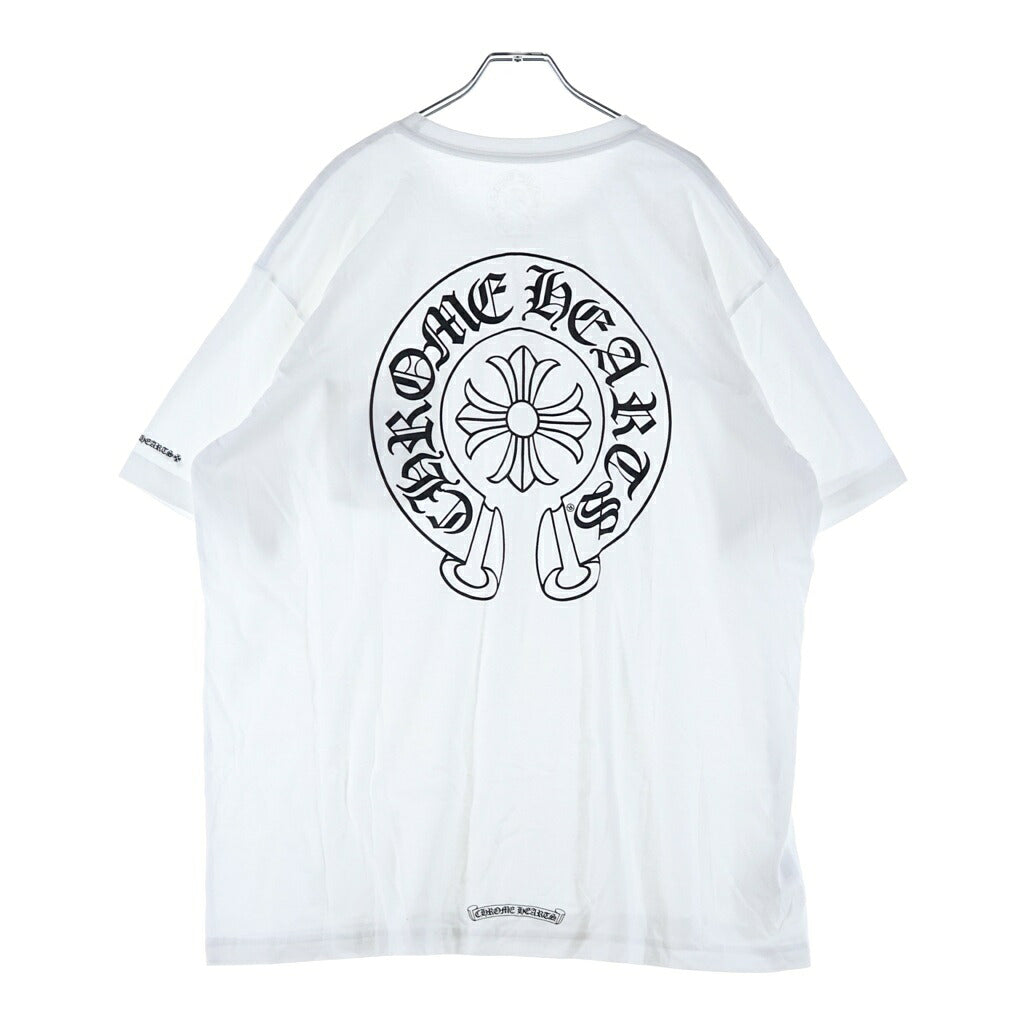 CHROME HEARTS(クロムハーツ) Horseshoe S/S Tee ホースシュー クルーネックTシャツ ホワイト