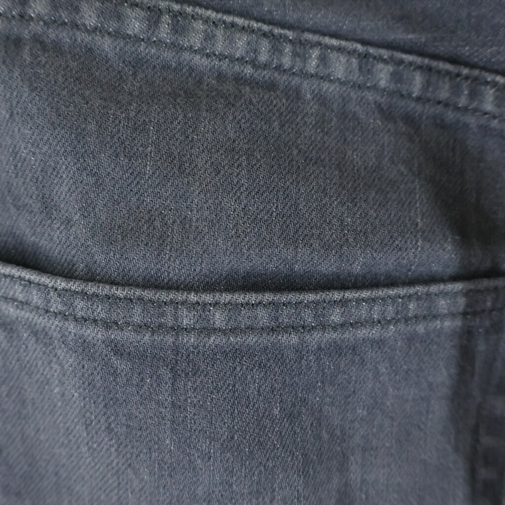 INTERIM(インテリム) VINTAGE FADE LIGHT DENIM MIL BAGGY TROUSER IT25S089 5P ワイドデニム グレー