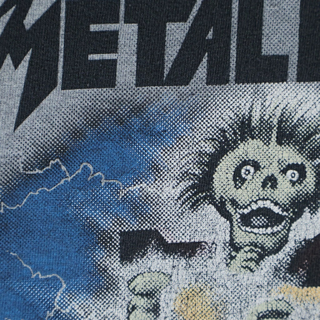 VINTAGE(ヴィンテージ) 90s METALLICA 94R RIDE THE LIGHTNING メタリカ ライドザライトニング クルーネック半袖Tシャツ ブラック