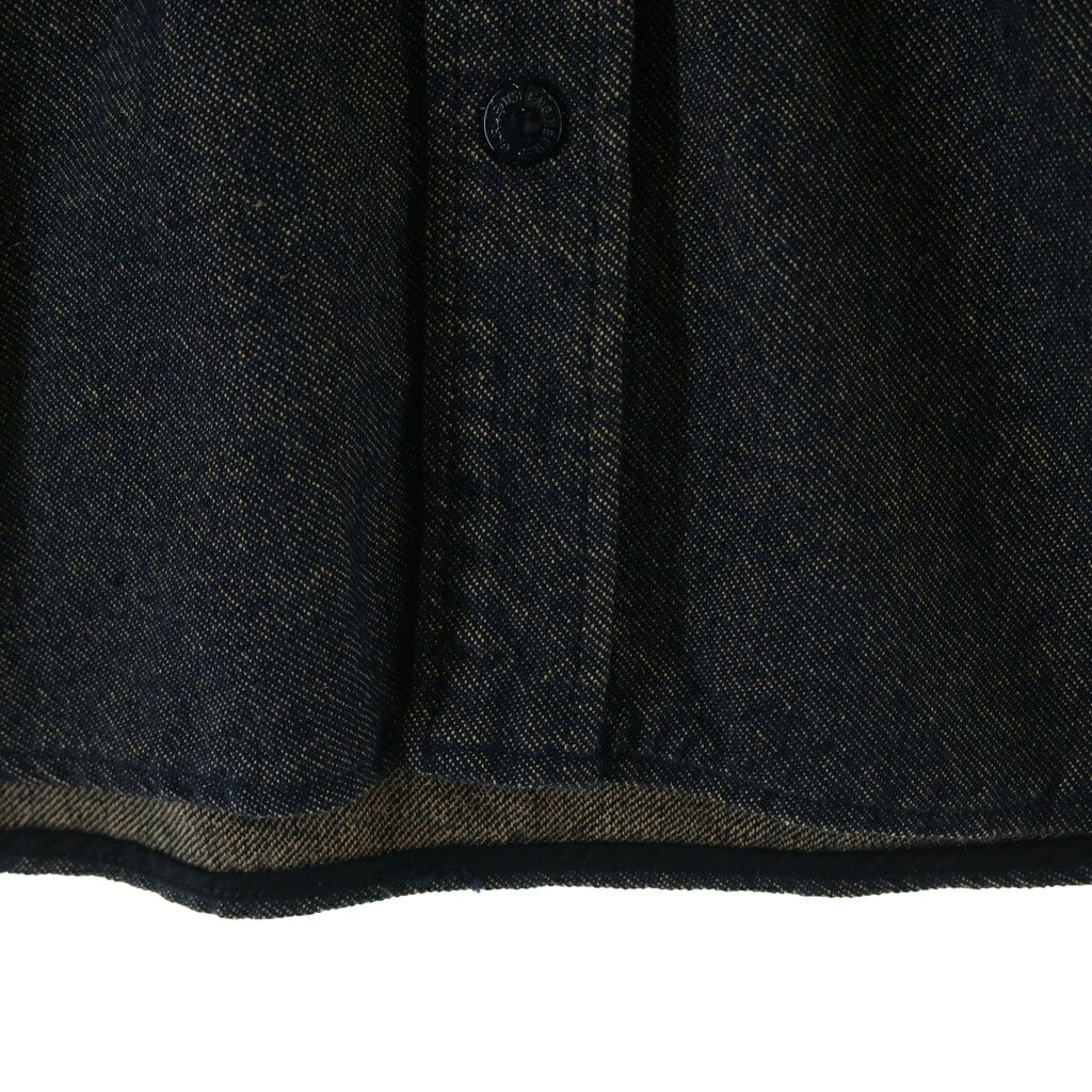 Engineered Garments(エンジニアド ガーメンツ) マルチポケット スナップ ウール チンスト 長袖シャツ ブラウン