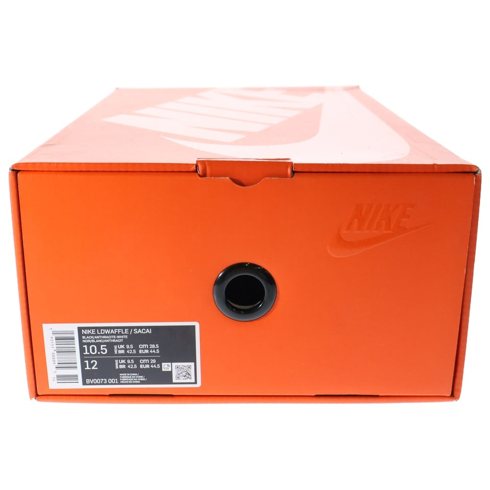 NIKE(ナイキ) ×Sacai LDWAFFLE サカイ エルディーワッフル ローカットスニーカー ブラック/ホワイト US10.5/28.5cm BV0073-001
