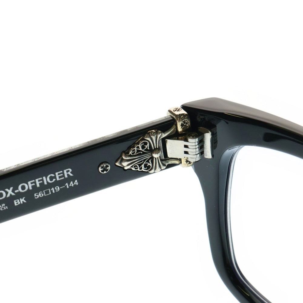 CHROME HEARTS(クロムハーツ) BOX OFFICER ダガーテンプル装飾 サングラス アイウェア ブラック/シルバー