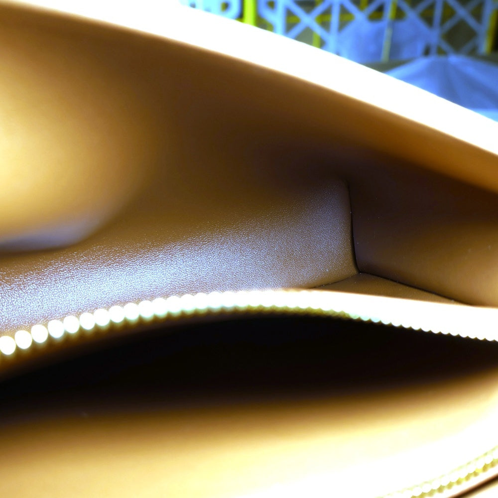 CELINE(セリーヌ) ヴィクトワール トリオンフ レオパード柄 チェーンショルダーバッグ イエロー/ブラウン