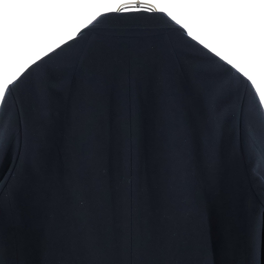 BED J.W. FORD(ベッドフォード) 23AW Lapel-less Jacket フリンジ ウール テーラードジャケット ブラック 23AW-B-JK01