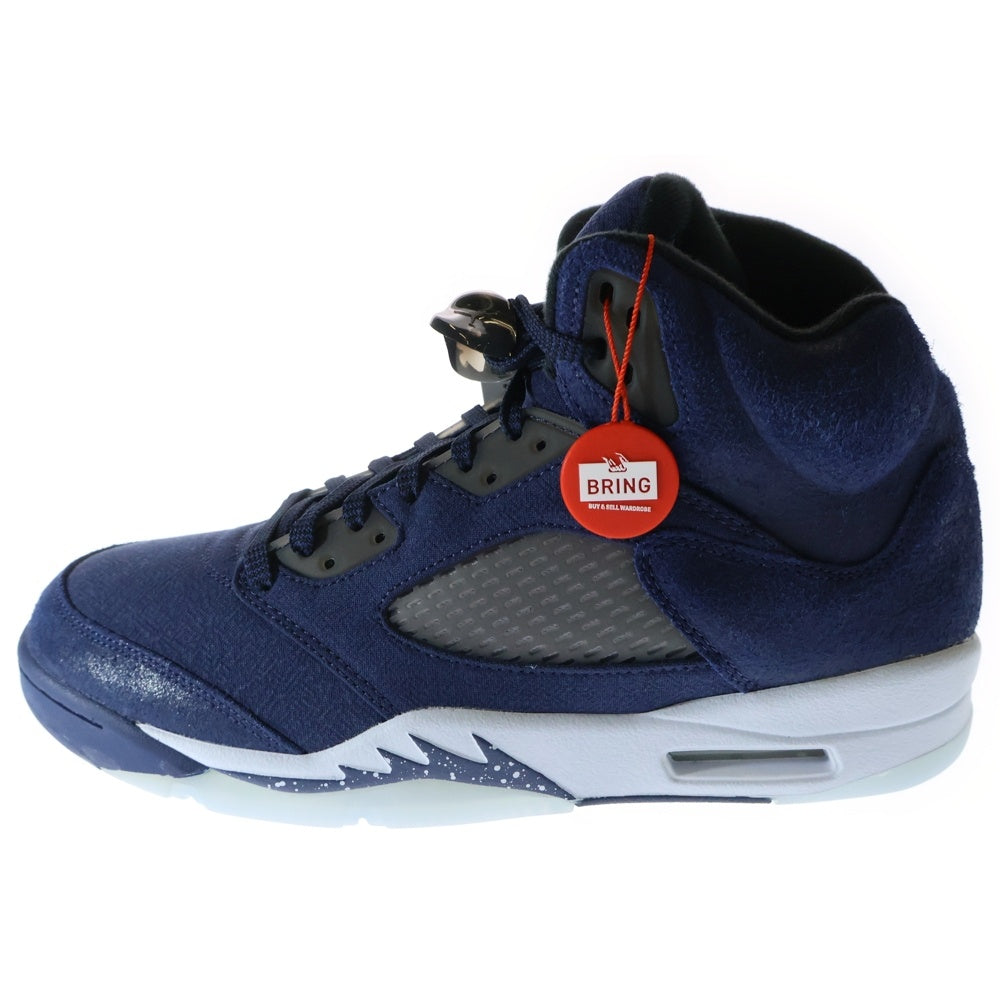 NIKE(ナイキ) AIR JORDAN 5 RETRO SE MIDNIGHT NAVY FD6812-400 エア ジョーダン 5 レトロ ハイカットスニーカー シューズ ネイビー US10.5/28.5cm