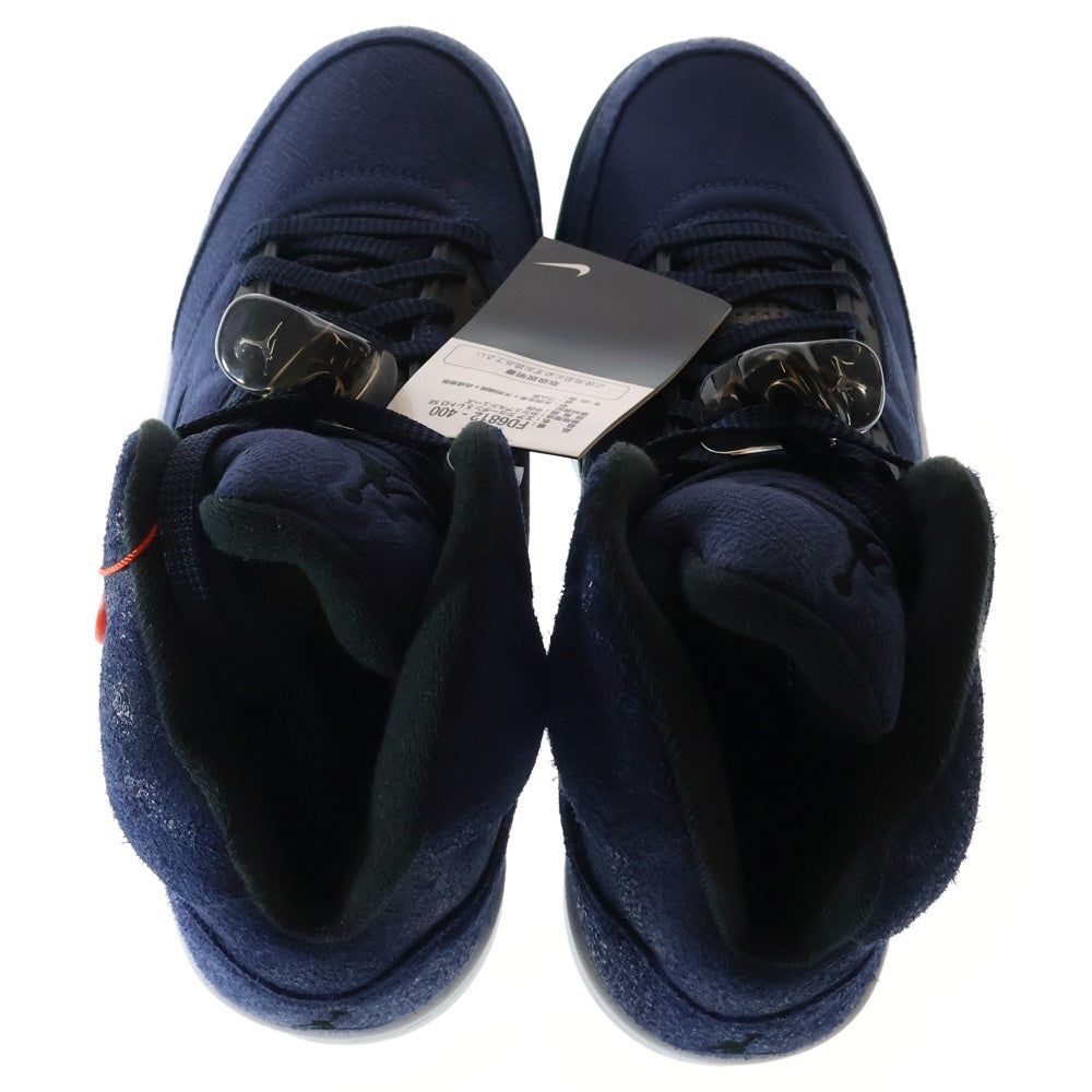 NIKE(ナイキ) AIR JORDAN 5 RETRO SE MIDNIGHT NAVY FD6812-400 エア ジョーダン 5 レトロ ハイカットスニーカー シューズ ネイビー US10.5/28.5cm