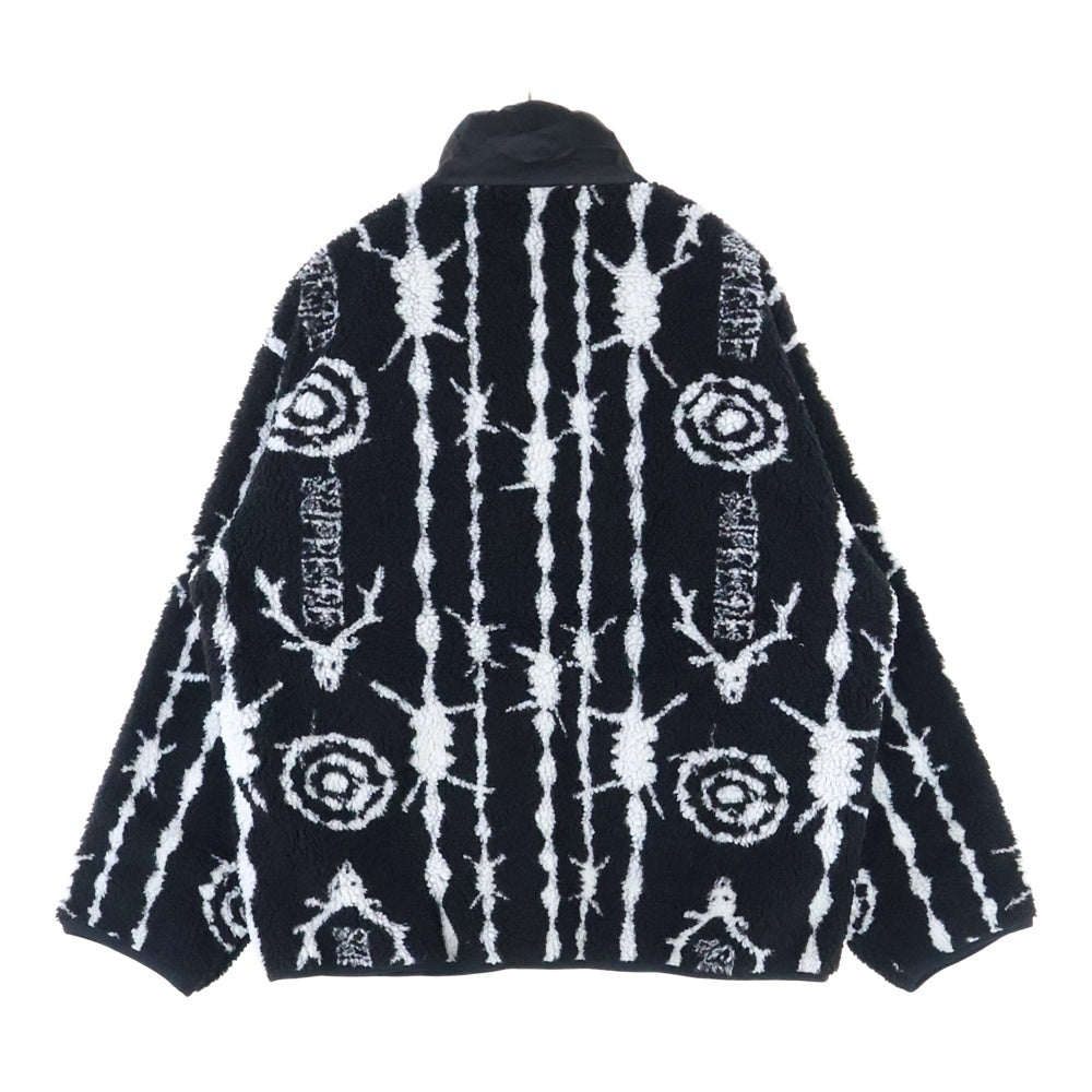 SUPREME(シュプリーム) 21SS South2West8 Fleece Jacket サウスツーウェストエイト ジップアップ フリースジャケット ブラック